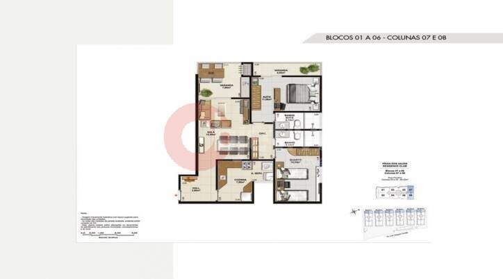 Apartamento à venda com 2 quartos, 69m² - Foto 30