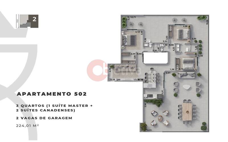 Apartamento à venda com 1 quarto, 60m² - Foto 38