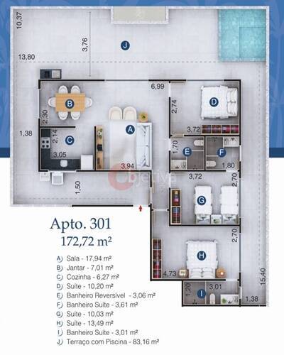 Apartamento à venda com 2 quartos, 64m² - Foto 21