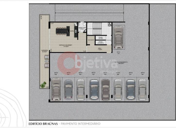 Apartamento à venda com 1 quarto, 93m² - Foto 8